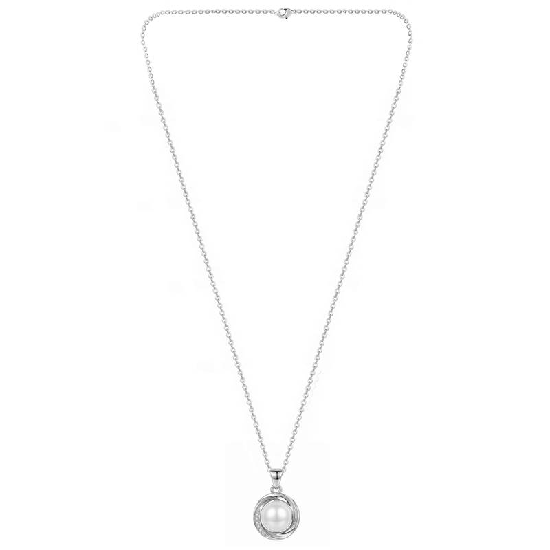 Fancy pendant chain pearl studded casual daily wear jewelry for women