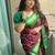 Purple ethnic motifs zari kanjeevaram saree