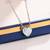 White solitaire pendant chain crystal studded casual daily wear jewelry for women