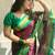 Purple ethnic motifs zari kanjeevaram saree
