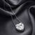 White solitaire pendant chain crystal studded casual daily wear jewelry for women