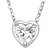 White solitaire pendant chain crystal studded casual daily wear jewelry for women