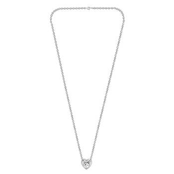White solitaire pendant chain crystal studded casual daily wear jewelry for women 5