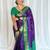 Violet ethnic motifs zari kanjeevaram saree