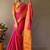 Pink woven design zari patola saree