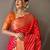 Red woven design zari patola saree