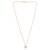 White rose solitaire pendant chain crystal studded casual daily wear jewelry for women