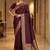 Maroon zari silk blend designer banarasi saree
