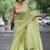 Lime  cotton saree