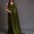 Olive  cotton saree