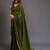 Olive  cotton saree