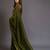 Olive  cotton saree