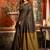 Brown designer saree