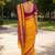 Yellow woven design zari art silk kanjeevaram saree