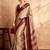Beige woven design zari art silk kanjeevaram saree