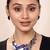 Splendid statuesque blue colour necklace earring set