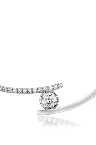 Solitaire pendant chain crystal studded casual daily wear jewelry for women