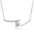 Solitaire pendant chain crystal studded casual daily wear jewelry for women