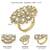 Kundan & beads studded ethnic white finger ring fashion jewellery for women