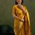 Yellow woven design zari saree