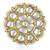 Kundan & beads studded ethnic white finger ring fashion jewellery for women