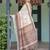 Brown women printed zari sarees