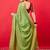 Green zari detail saree