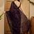 Purple sequinned heavy work saree