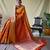 Yellow woven design zari patola saree