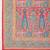 Pink ethnic motifs silk blend banarasi saree