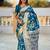 Blue woven design zari kanjeevaram saree