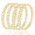 Gold plated kundan & beads studded ethnic bangles fancy jewellery for women (size - 2.6 inch)