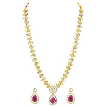 Women's necklace earrings set contemporary jewelry for women 1