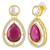 Women's necklace earrings set contemporary jewelry for women