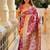 Pink woven design zari kanjeevaram saree