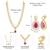 Women's necklace earrings set contemporary jewelry for women