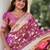 Pink woven design zari kanjeevaram saree