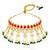 Faux ruby kundan & beads studded necklace earrings set jewelry for