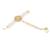 White kundan & beads studded haath panja haath phool ethnic traditional jewellery gift for women