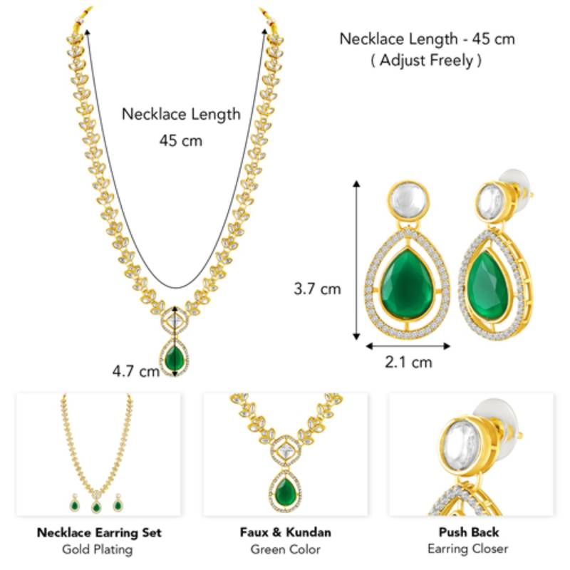 Women's necklace earrings set contemporary jewelry for women