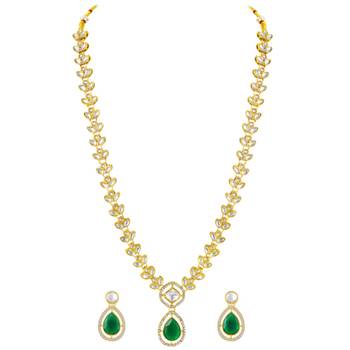 Women's necklace earrings set contemporary jewelry for women 5