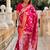 Pink woven design zari kanjeevaram saree