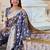 Grey woven design zari kanjeevaram saree