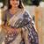 Grey woven design zari kanjeevaram saree
