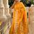 Yellow woven design zari saree