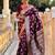 Maroon woven design zari kanjeevaram saree