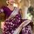 Maroon woven design zari kanjeevaram saree