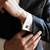 Black square designer cufflinks for men  wedding business corporate gift