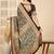 Black woven design silk blend banarasi saree