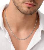 Fancy snake link chain stainless steel stylish casual design jewelry for men